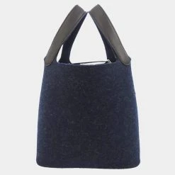 Hermes Blue Feutre Swift Picotin Lock Bag For Women -Deals Hermes Store luxury women hermes used handbags p674535 003