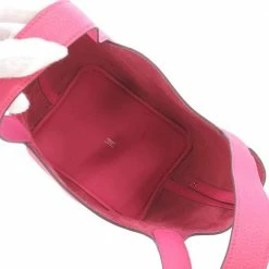 Hermes Pink Feutre Swift Picotin Lock Bag For Women -Deals Hermes Store luxury women hermes used handbags p674536 004