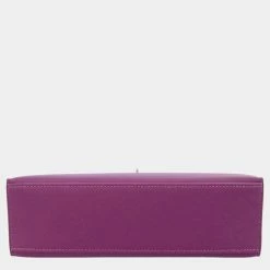 Hermes Purple Swift Leather Kelly Pochette Bag For Women -Deals Hermes Store luxury women hermes used handbags p674542 004