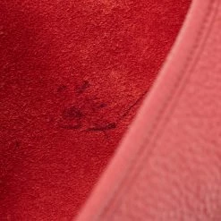 Hermes Rouge Garance Togo Leather Evelyne III TGM Bag For Women -Deals Hermes Store luxury women hermes used handbags p674782 002
