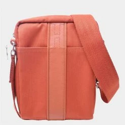 Hermes Acapulco Women's Canvas Shoulder Bag Orange For Women