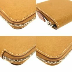 Hermes Azap Silk In Vaux Epson Y Engraved Coin Case Purse Purse Brown For Women -Deals Hermes Store luxury women hermes used handbags p674827 002