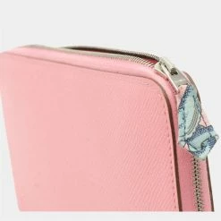 Hermes Azap Long Silk In Round Purse Vaux Epson Rose Confetti Pink T Engraved For Women -Deals Hermes Store luxury women hermes used handbags p674832 003