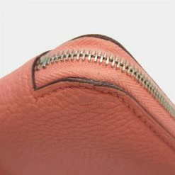 Hermes Round Purse Azap Long Rose Candy Togo For Women -Deals Hermes Store luxury women hermes used handbags p674836 004