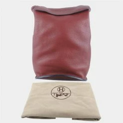 Hermes Sherpa Women's Taurillon Clemence Leather Backpack Red Color For Women -Deals Hermes Store luxury women hermes used handbags p674844 010