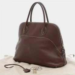 Hermes Bolide Handbag Chocolat For Women -Deals Hermes Store luxury women hermes used handbags p674847 008
