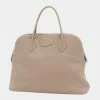Hermes Bolide Taurillon Clemence Leather Handbag,Shoulder Bag Gris Tourterelle For Women -Deals Hermes Store luxury women hermes used handbags p674848 003