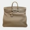 Hermes Grey Taurillon Clemence Leather Palladium Hardware Birkin 50 Bag For Women -Deals Hermes Store luxury women hermes used handbags p675599 001