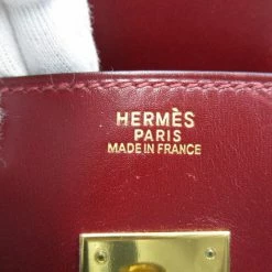 Hermes Red Box Calf Leather Gold Hardware Birkin 30 Bag For Women -Deals Hermes Store luxury women hermes used handbags p675600 005