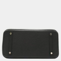 Hermes Black Togo Leather Palladium Hardware Birkin 30 Bag For Women -Deals Hermes Store luxury women hermes used handbags p675604 006