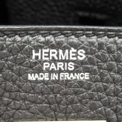 Hermes Black Togo Leather Palladium Hardware Birkin 30 Bag For Women -Deals Hermes Store luxury women hermes used handbags p675604 007