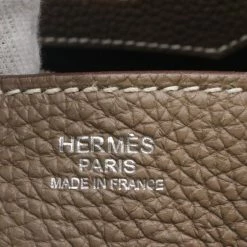 Hermes Brown Epsom Leather Palladium Hardware Birkin 30 Bag For Women 15 Hermes Brown Epsom Leather Palladium Hardware Birkin 30 Bag For Women -Deals Hermes Store luxury women hermes used handbags p675605 005