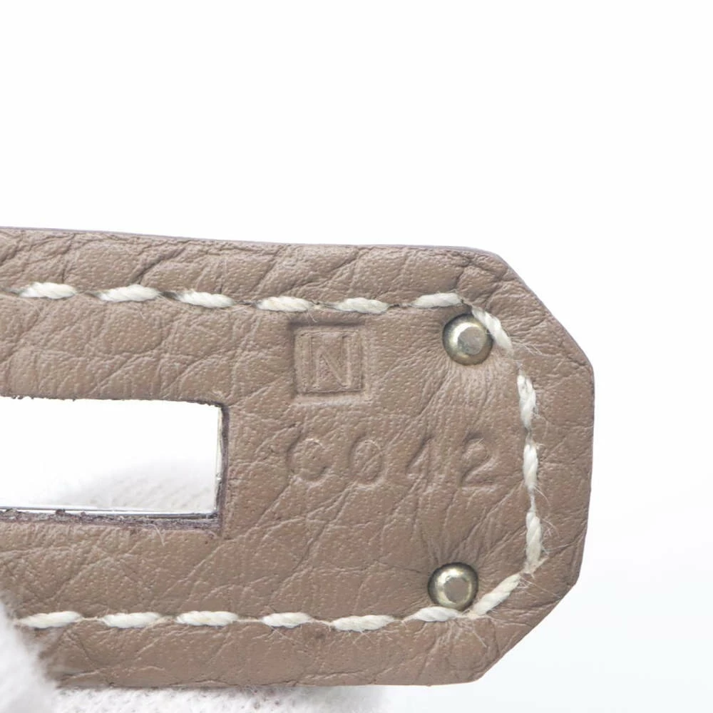 Hermes Brown Epsom Leather Palladium Hardware Birkin 30 Bag For Women 8 Hermes Brown Epsom Leather Palladium Hardware Birkin 30 Bag For Women - Image 6