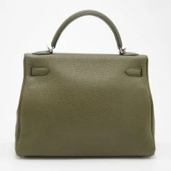 Hermes Vert Veronese Togo Leather Gold Finish Retourne Kelly 32 Bag For Women 21 Hermes Vert Veronese Togo Leather Gold Finish Retourne Kelly 32 Bag For Women -Deals Hermes Store luxury women hermes used handbags p676270 009