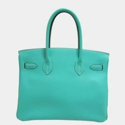 Hermes Green Togo Leather Gold Hardware Birkin 30 Bag For Women -Deals Hermes Store luxury women hermes used handbags p676949 001