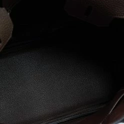 Hermes Chocolat Taurillon Clemence Leather Palladium Finish Birkin 30 Bag For Women -Deals Hermes Store luxury women hermes used handbags p677241 012