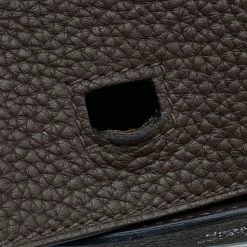 Hermes Chocolat Taurillon Clemence Leather Palladium Finish Birkin 30 Bag For Women -Deals Hermes Store luxury women hermes used handbags p677241 018