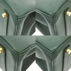 Hermes Birkin 35 Ardenne Veil â¡ A Engraved Handbag Bag Green 0011 HERMES Men's For Women -Deals Hermes Store luxury women hermes used handbags p677317 008