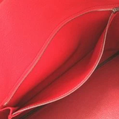 Hermes Birkin 35 Vaux Epson Rouge Kazak R Engraved Handbag For Women -Deals Hermes Store luxury women hermes used handbags p677318 003