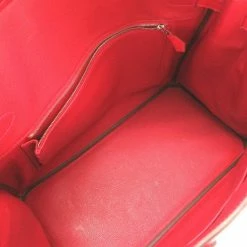 Hermes Birkin 35 Vaux Epson Rouge Kazak R Engraved Handbag For Women -Deals Hermes Store luxury women hermes used handbags p677318 006