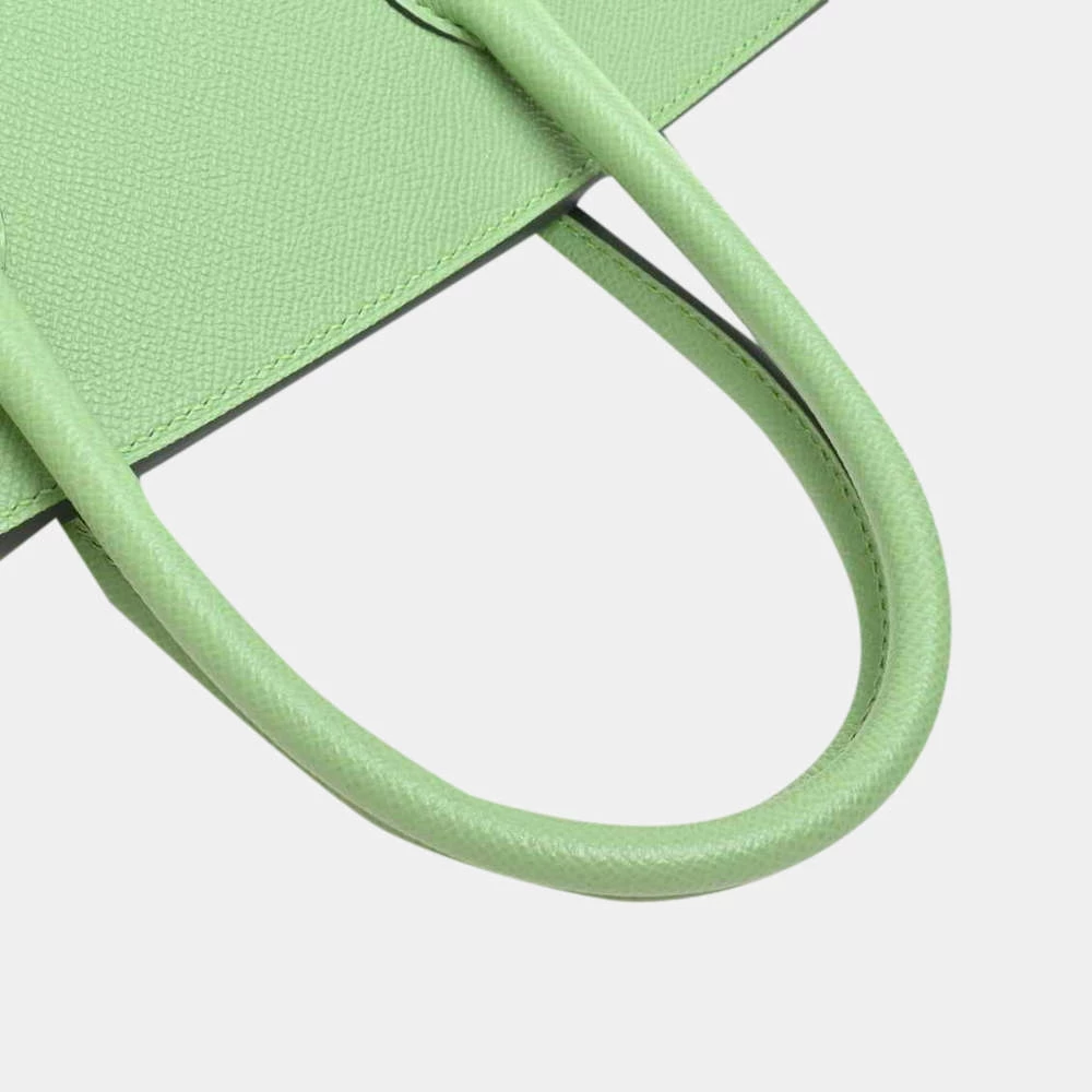 Hermes Epson Birkin 30 Serie Handbag Pastel Green For Women 6 Hermes Epson Birkin 30 Serie Handbag Pastel Green For Women - Image 4