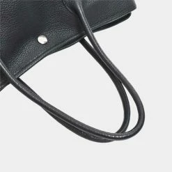 Hermes Taurillon Clemence Garden PM Tote Bag Black For Women 15 Hermes Taurillon Clemence Garden PM Tote Bag Black For Women -Deals Hermes Store luxury women hermes used handbags p677332 006