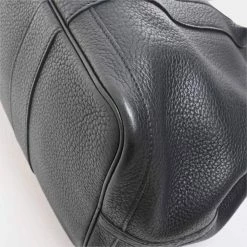 Hermes Taurillon Clemence Garden PM Tote Bag Black For Women 17 Hermes Taurillon Clemence Garden PM Tote Bag Black For Women -Deals Hermes Store luxury women hermes used handbags p677332 008