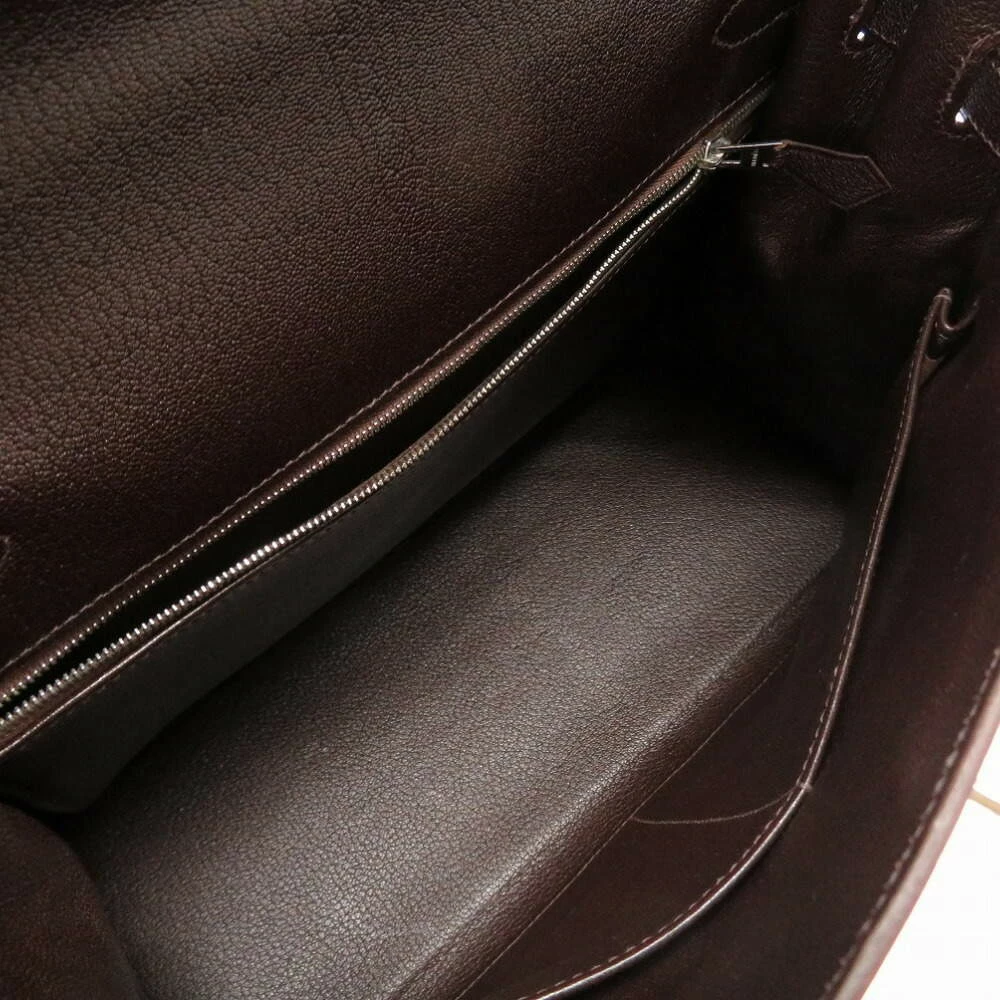 Hermes Kelly 32 Inner Stitch Goat Coromandel Ebene New Metal Fittings V â¡ F Engraved Handbag Bag Brown 0018 HERMES For Women 7 Hermes Kelly 32 Inner Stitch Goat Coromandel Ebene New Metal Fittings V â¡ F Engraved Handbag Bag Brown 0018 HERMES For Women - Image 5