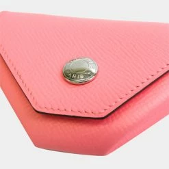Hermes LE 24 Women's Epsom Leather Coin Purse/coin Case Rose Confetti BF549153 For Women -Deals Hermes Store luxury women hermes used handbags p677343 008