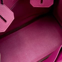 Hermes Tosca Togo Leather Gold Hardware Birkin 30 Bag For Women -Deals Hermes Store luxury women hermes used handbags p677471 004