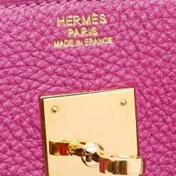 Hermes Tosca Togo Leather Gold Hardware Birkin 30 Bag For Women -Deals Hermes Store luxury women hermes used handbags p677471 006