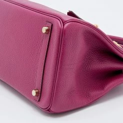 Hermes Tosca Togo Leather Gold Hardware Birkin 30 Bag For Women -Deals Hermes Store luxury women hermes used handbags p677471 010