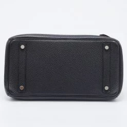 Hermes Black Togo Leather Palladium Finished Birkin 30 Bag For Women -Deals Hermes Store luxury women hermes used handbags p677478 019