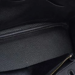 Hermes Black Epsom Leather Gold Finished Birkin 30 Bag For Women -Deals Hermes Store luxury women hermes used handbags p677480 010