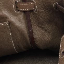 Hermes Hermès Etoupe Togo Leather Palladium Finished Birkin 25 Bag For Women -Deals Hermes Store luxury women hermes used handbags p677485 009