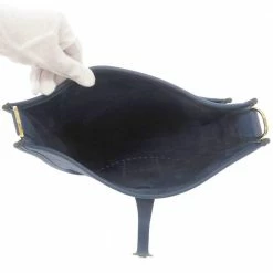 Hermes Blue Clemence Leather Evelyne III PM Shoulder Bag For Women 16 Hermes Blue Clemence Leather Evelyne III PM Shoulder Bag For Women -Deals Hermes Store luxury women hermes used handbags p677523 005