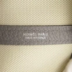 Hermes White/Brown Negonda Toile Leather Garden Party PM Tote Bag For Women -Deals Hermes Store luxury women hermes used handbags p677528 006