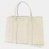 Hermes White Epsom Leather Garden Party TPM Tote Bag For Women -Deals Hermes Store luxury women hermes used handbags p677529 002
