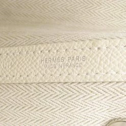 Hermes White Epsom Leather Garden Party TPM Tote Bag For Women -Deals Hermes Store luxury women hermes used handbags p677529 006