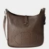 Hermes Chocolat Clémence Evelyne III 29 PHW For Women