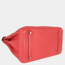 Hermes Bougainvillea Clémence Birkin 35 PHW For Women 10 Hermes Bougainvillea Clémence Birkin 35 PHW For Women -Deals Hermes Store luxury women hermes used handbags p678029 001