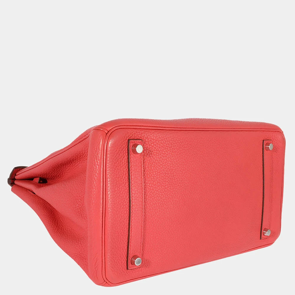Hermes Bougainvillea Clémence Birkin 35 PHW For Women 6 Hermes Bougainvillea Clémence Birkin 35 PHW For Women - Image 4