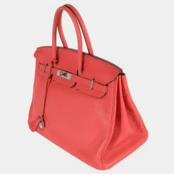 Hermes Bougainvillea Clémence Birkin 35 PHW For Women 8 Hermes Bougainvillea Clémence Birkin 35 PHW For Women -Deals Hermes Store luxury women hermes used handbags p678029 002