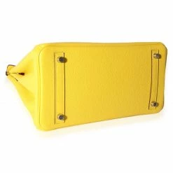 Hermes Jaune De Naples Novillo Birkin 30 PHW For Women -Deals Hermes Store luxury women hermes used handbags p678034 007