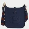 Hermes Bleu Saphir Maurice Flipperball Evelyne TPM GHW For Women -Deals Hermes Store luxury women hermes used handbags p678038 006