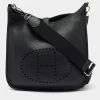 Hermes Black Togo Leather Evelyne III GM Bag For Women -Deals Hermes Store luxury women hermes used handbags p679384 001