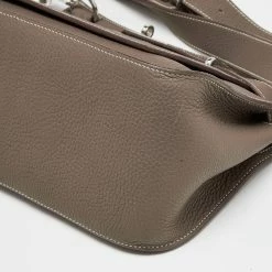 Hermes Etoupe Taurillon Clemence Leather Palladium Hardware Jypsiere 31 Bag For Women -Deals Hermes Store luxury women hermes used handbags p679658 020