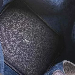Hermes Taurillon Clemence Picotan Lock Handbag Navy For Women -Deals Hermes Store luxury women hermes used handbags p679792 003