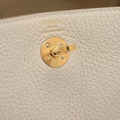 Hermes Lindy Mini Cle Taurillon Z Engraved Handbag Shoulder Bag For Women -Deals Hermes Store luxury women hermes used handbags p679809 005