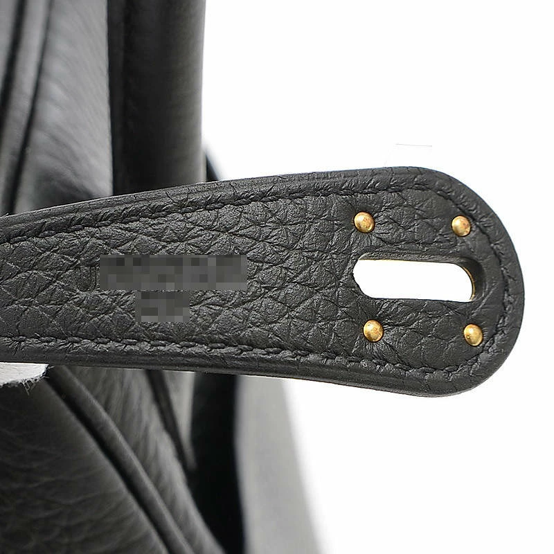 Hermes Lindy 26 Taurillon Clemence Black U Engraved Handbag Shoulder Bag For Women 9 Hermes Lindy 26 Taurillon Clemence Black U Engraved Handbag Shoulder Bag For Women - Image 7